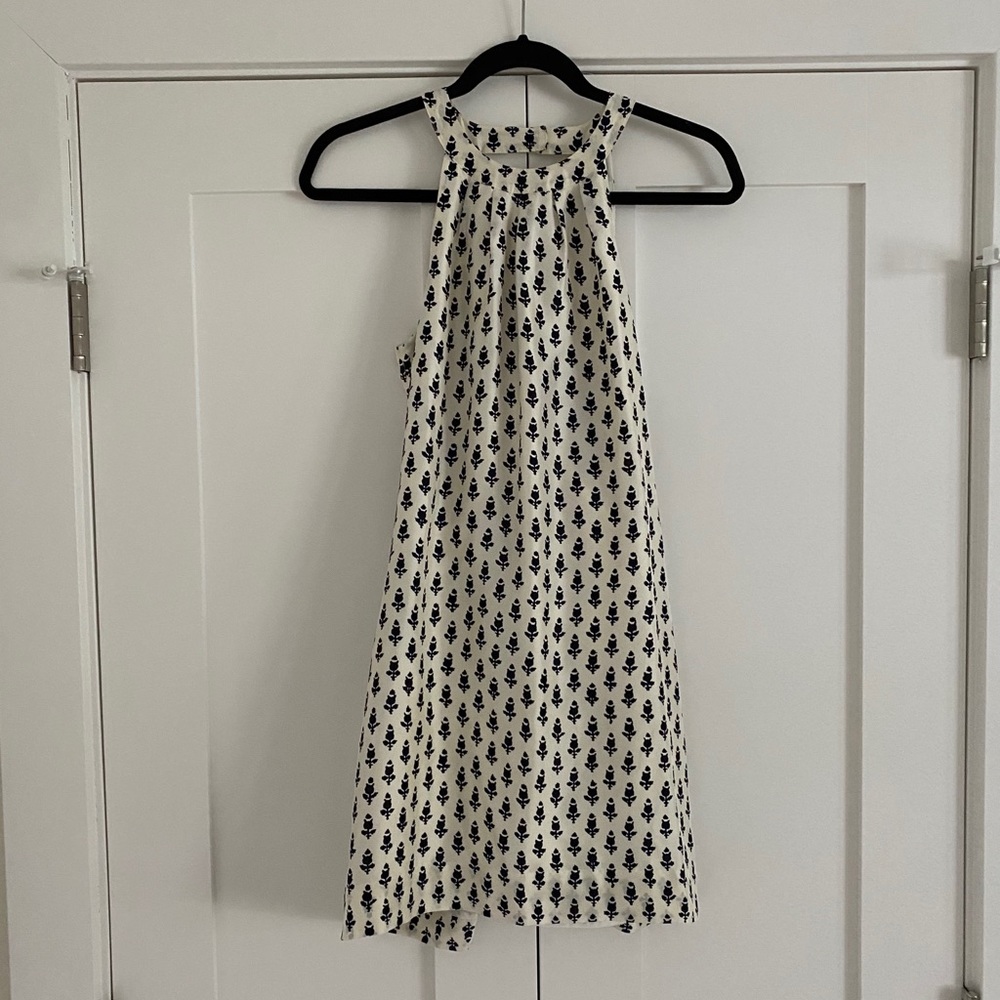 J Crew | Midi sleeveless drop open back dress